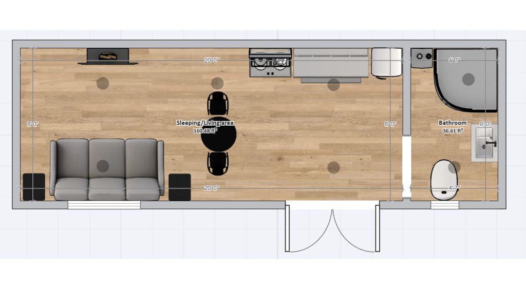 Shipping Container Tiny Home Granny Suite