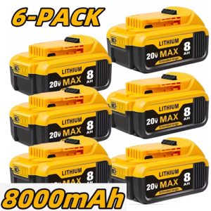8.0Ah-High-Capacity-20V-Lithium-Ion-Batteries-6-pcs